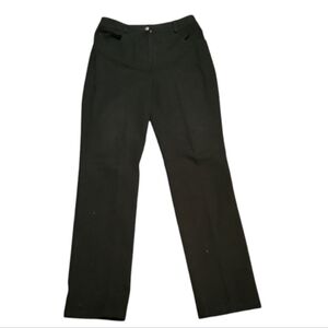 St. John Elegant Black Straight Leg Jeans